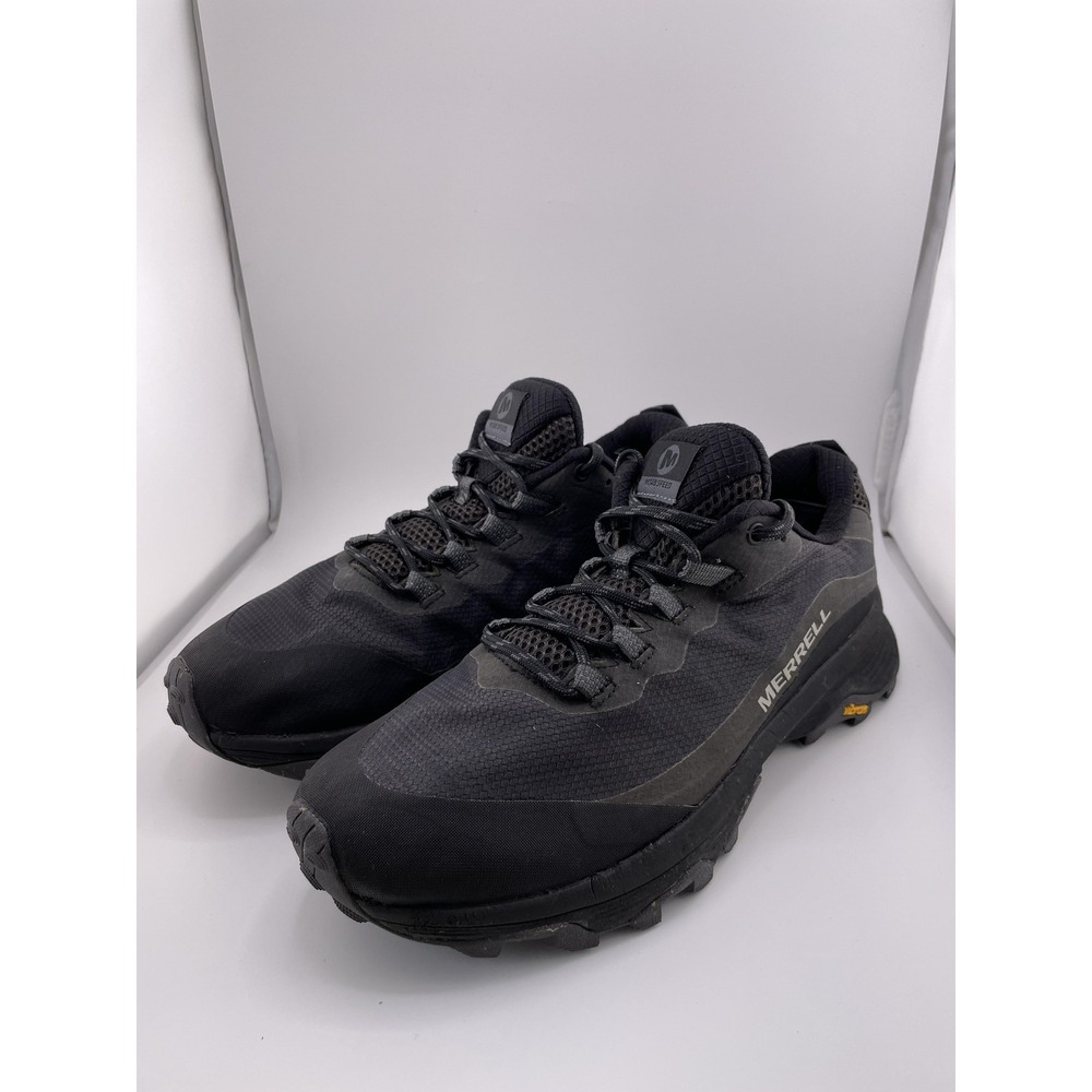 Merrell Moab Speed Shoes Womens Size 9 Black Hiking Vibram FloatPro J067164
